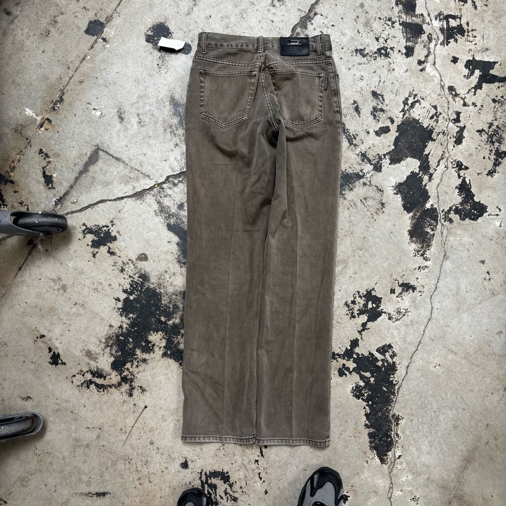 Gucci Brown Chinos Relaxed Fit Cotton Blend